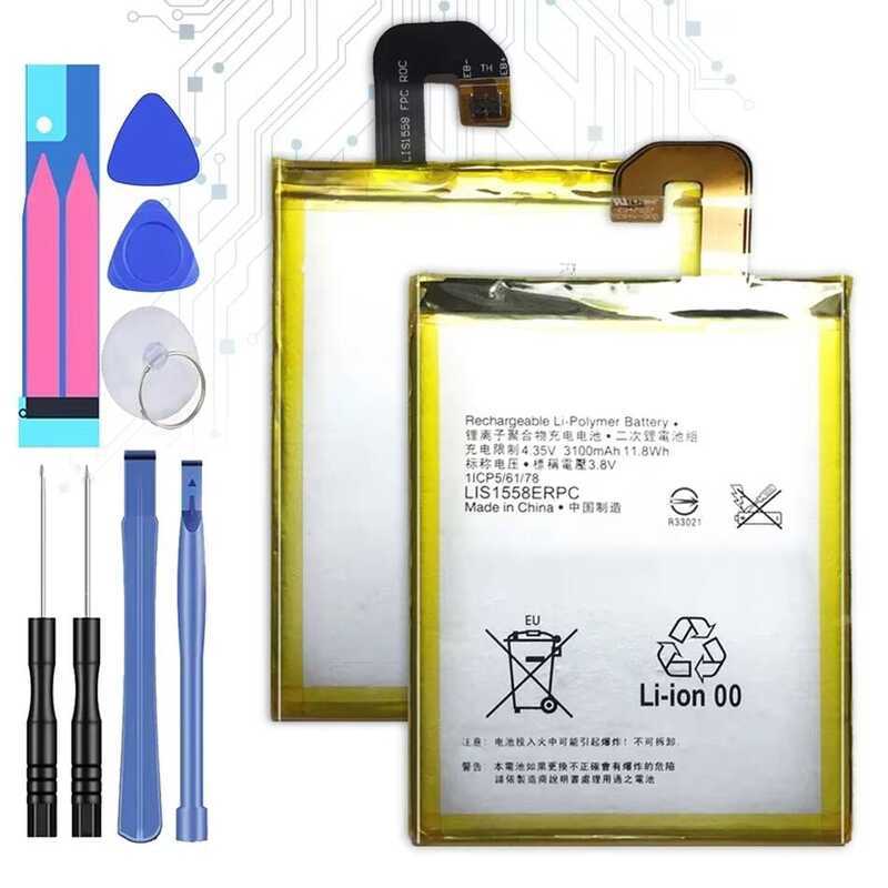 For Sony Xperia Z3 L55 L55T L55U z3v Environmentally Friendly LIS1558ERPC Mobile Phone Battery 3100m