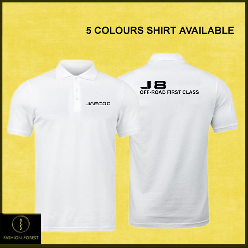 ไมโครไฟเบอร์แห้งเร็ว Jersi Jersey Polo T เสื้อโลโก้ JAECOO J8 OFF ROAD FIRST CLASS Sulam เย็บปักถักร