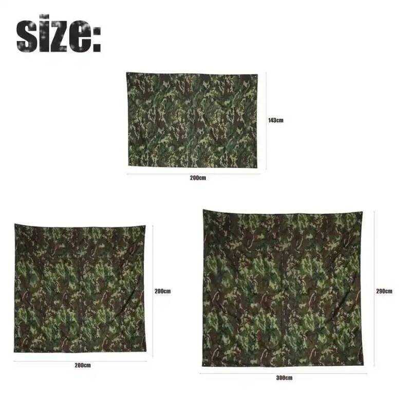 C Camouflage Shelter Tourist Awning Canopy Tarp Tent Shade Ultralight Garden Canopy Sunshade Outdoo