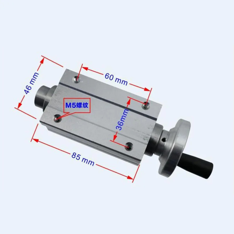 DIY micro lathe tailstock slider tailstock assembly + B12 drill chuck + live beads machine spindle