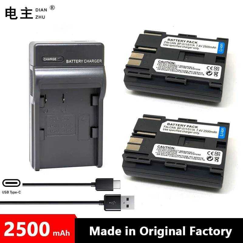 C Bp-511A Bp-511 Bp511 Bp511a BP 511 511A Battery Charger For Canon EOS 300D 5D 10D 20D 30D 40D 50D