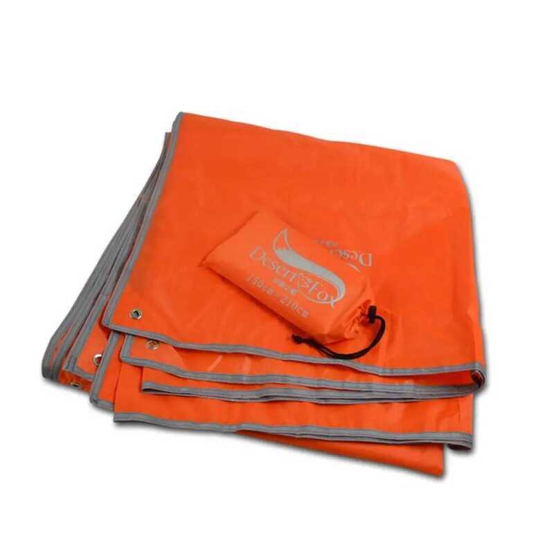 C Portable Waterproof Tent Or Tarp Oxford Cloth Tent Footprints Picnic Mat PU Coating Ultralight Ca