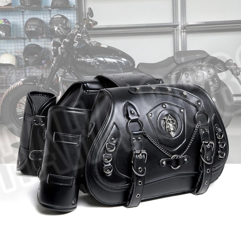 Motorcycle rock modification bag Motorcycle Bag Universal Motorcycle Riding Rear Bag Moto Tools Sto
