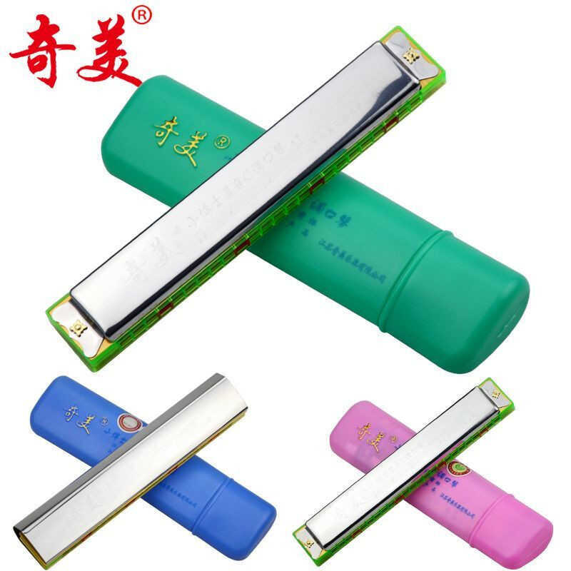 Harmonica Little Doctor Chimei 24 หลุม Polyphonic C-Key Accent Harmonica C-Key Echo Harmonica Chimei