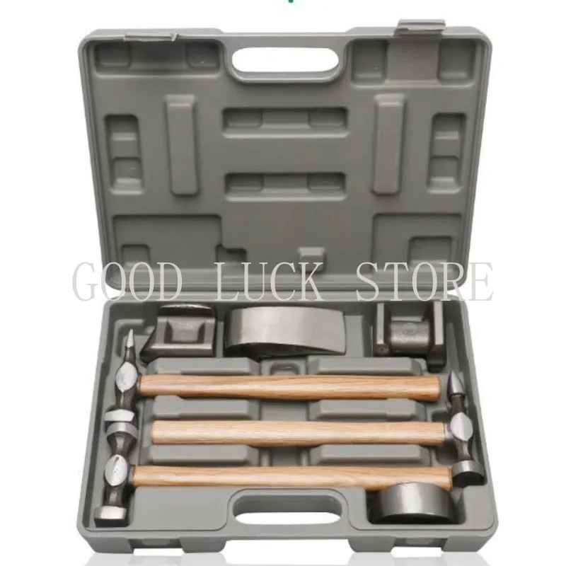 7pcs Car Sheet Metal Hammer Set Sand Sheet Hammer Tool Concave Repair Multi-function Sheet Metal Sh