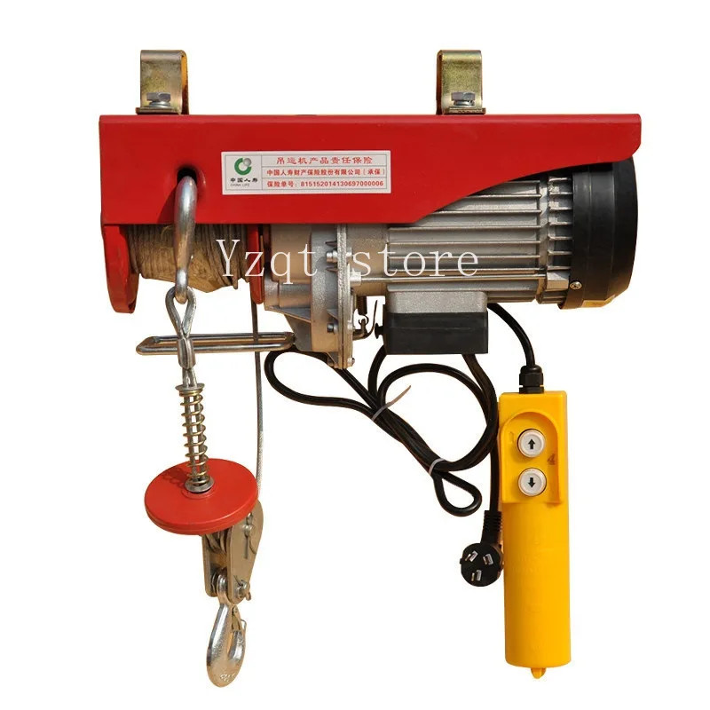 Electric hoist 220V household crane hoist small 1 ton 0.5 tons