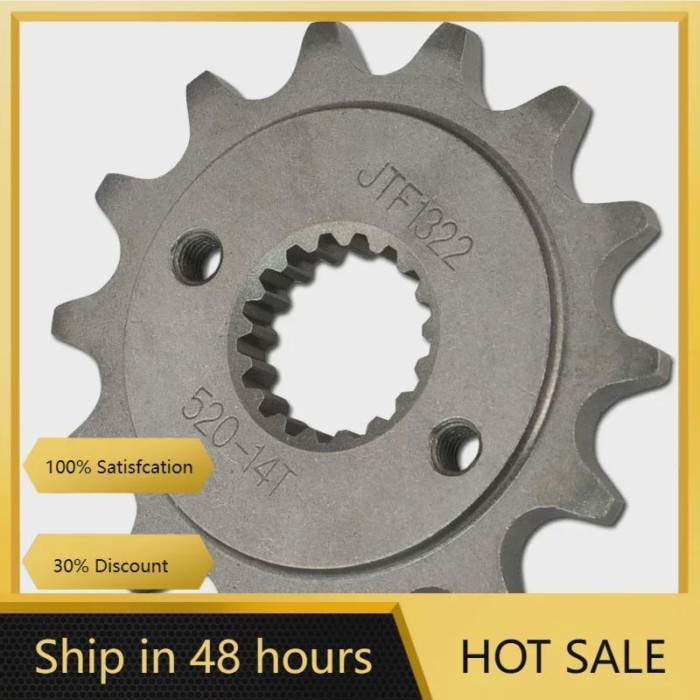 Motocycle Front Sprocket Pinion 520 14T For Honda Off Road CRM250 MD24 MD32 1991-1999