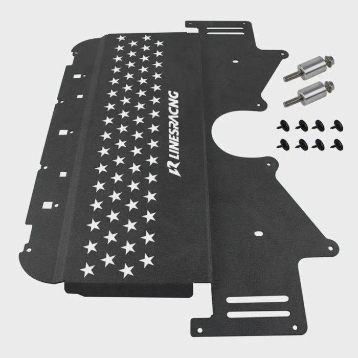 LR Oil Cooler Skid Plate For BMW G80 G82 M3 M4 G87 M2 2021-2024 S58 Engine powered G Series Aluminu