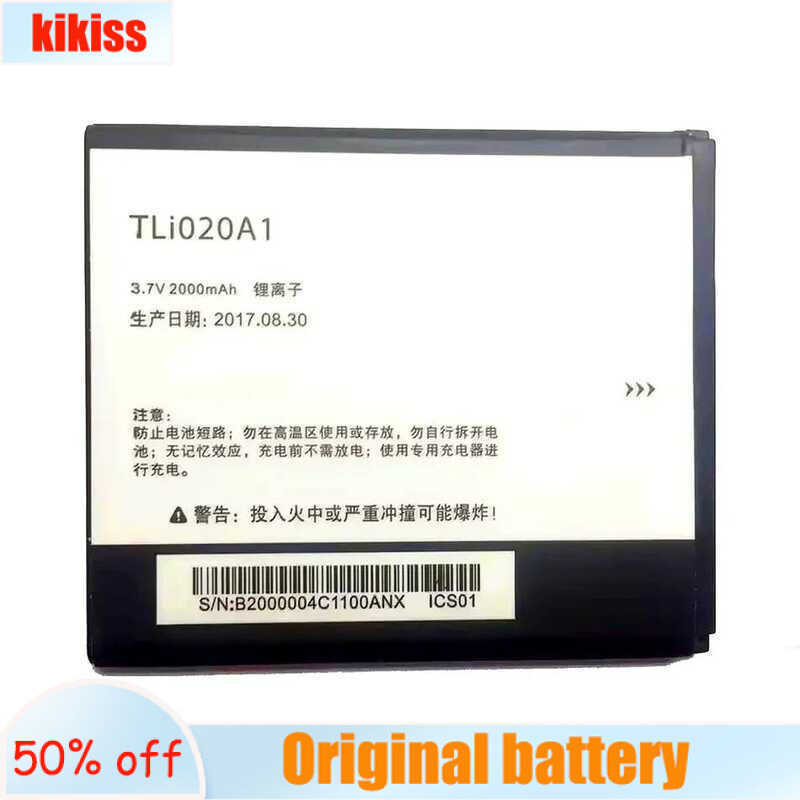 Battery TLi020A1 2000mAh For Alcatel One Touch Pop C7 7040 OT-7040 OT-7040D For Tcl J738M J736L D920