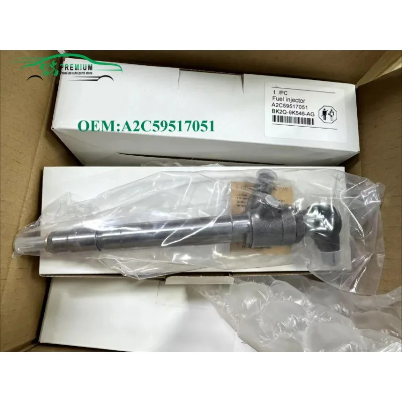 New  A2C59517051 BK2Q-9K546-AG New Common Rail Injector Assembly for Ford Transit Ranger 2.2L CK4Q-