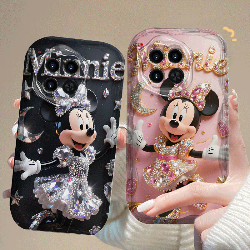 ปลอกสําหรับ TECNO Camon 30 40 Prime Pro 5G 4G CL679 หรูหราแฟชั่นน่ารัก Minnie การ์ตูน 2D ซิลิโคนนุ่ม