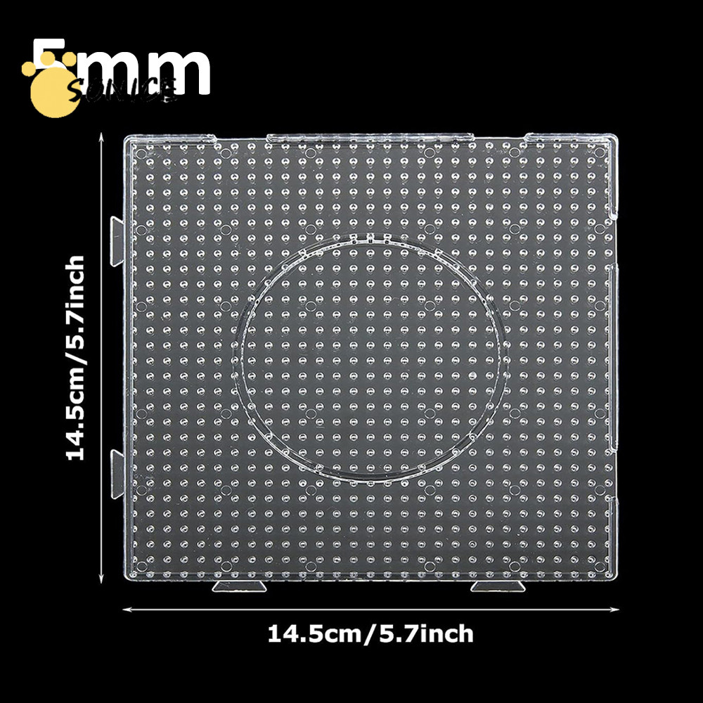 ฟิวส์ลูกปัด Pegboard สําหรับ 2.6 มม.ลูกปัดเหล็ก 5 มม.ตารางขนาดใหญ่ Pegboard สําหรับมินิลูกปัด
