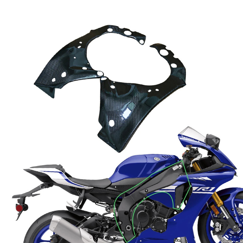 3K Carbon Fiber Motorcycle Accessories Frame Cover Side Panel Fairings Part Kit For YAMAHA R1 R1M 2