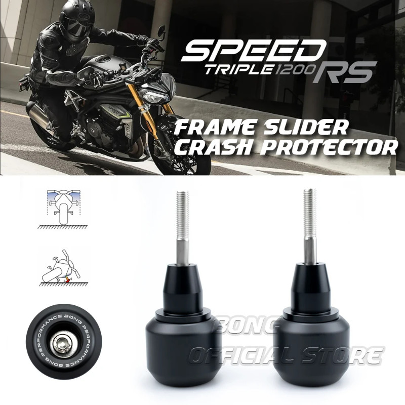 Crash Protector For Triumph Speed Triple 1200 RS Speed Triple 1200RR Falling Protection Crash Pad F