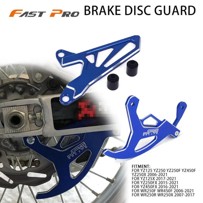 CNC Rear Brake Disc Guard Cover For YAMAHA YZ125 YZ250 YZ250F YZ450F YZ250X YZ250FX YZ450FX WR250F