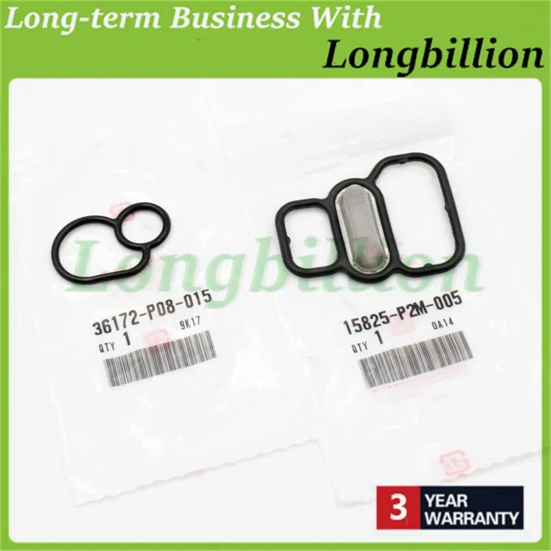 15825-P2M-005 36172-P08-015 15825-P2M-015 36172-P08-005 Set of 2pcs VTEC Solenoid Gasket Kit for Ho