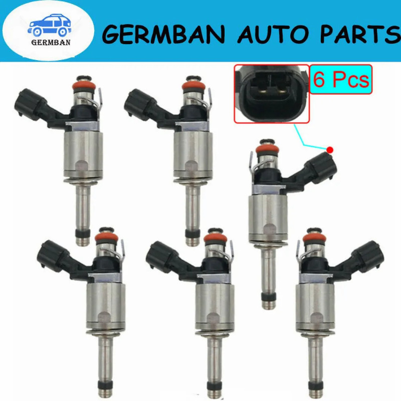 6pcs/Lot BL3Z-9F593-B BL3Z-9F593-A BL3E-HB N6G8E Fuel Injectors Fits For 2011-2013 Ford F-150 V6-3.