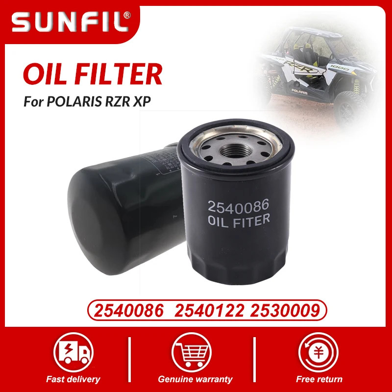 Oil Filter  2540086  2540122 2530009 For POLARIS RZR XP 4 1000 EPS 999
