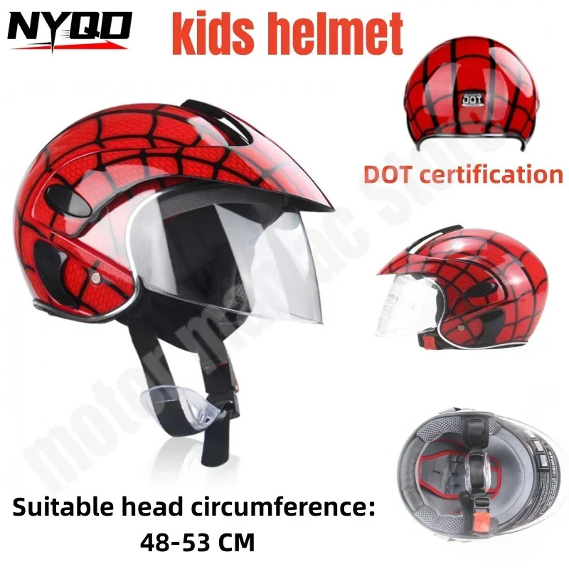 Cute Kids Helmet Motocross Motorcycle Helmet  Comfortable Motos Protective Carton Safety Helmets fo