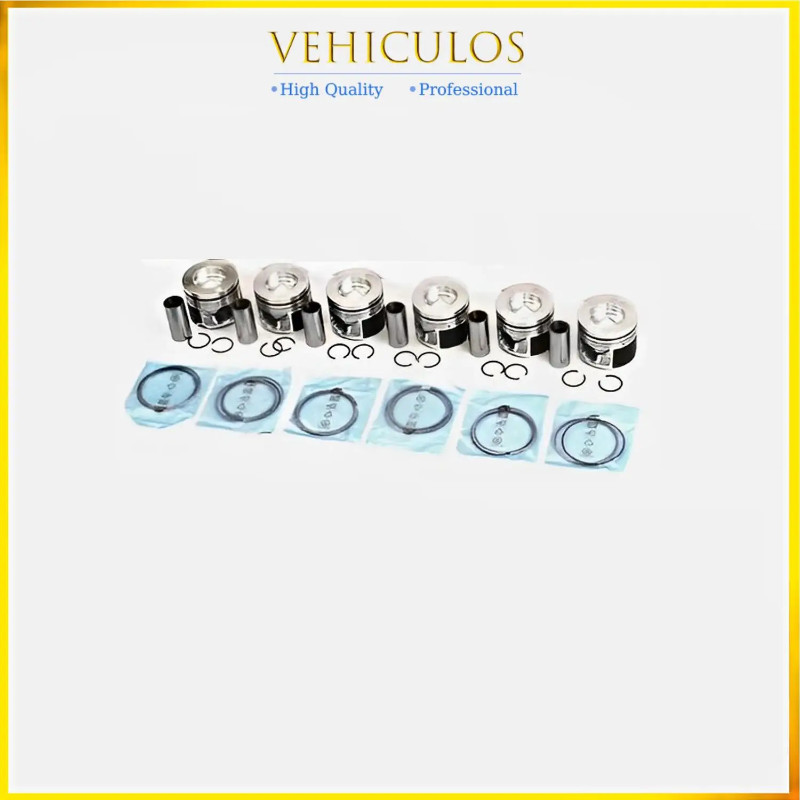 6pcs New Auto Engine Pistons Rings Set For A6 3.0 TDI Quattro C6 BMK Car Accessories Replacement Pa