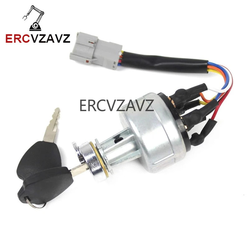 R150-7 R210-7 Ignition Switch 21N4-10400 21N4-10430 Key Starter Ignition Switch for R215-7 R220-7 E