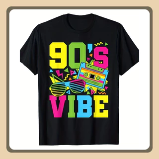 เสื้อยืดร่วมสมัยวินเทจยุค 90s กราฟิกสำหรับทั้งผู้ชายและผู้หญิง