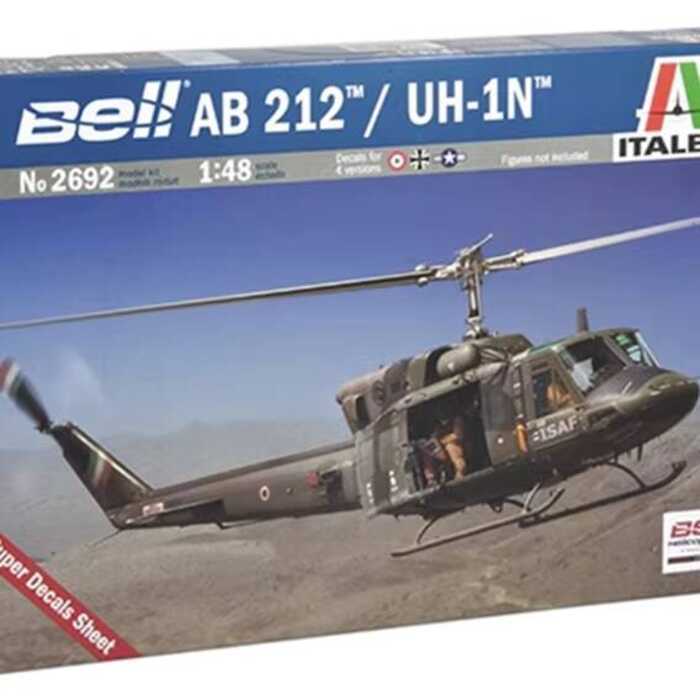 ITALERI 2692 1/48 เฮลิคอปเตอร์ติดอาวุธ Bell BELLAB212/UH-1N