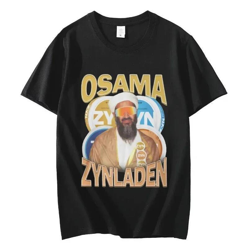 Vintage Osama Zynladen Graphic T-Shirt - Unisex Short Sleeve Shirt