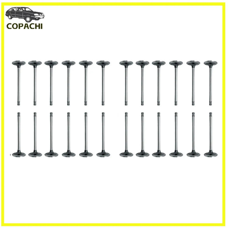 24pcs LR008130 Intake & Exhaust Valve Kit 1311281 For LAND ROVER DISCOVERY JAGUAR XF 306DT 3.0 D TD