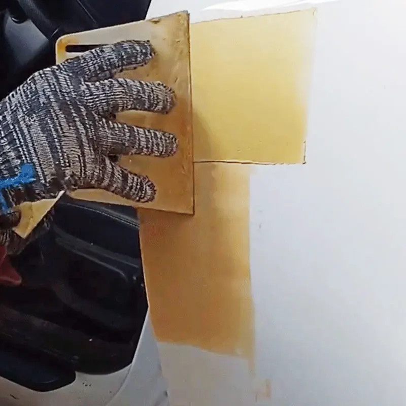 ATPRO Plastic Car Putty Spreaders  Auto Body Scraper Filler Applicator Repair Paint Putty Stick Fib