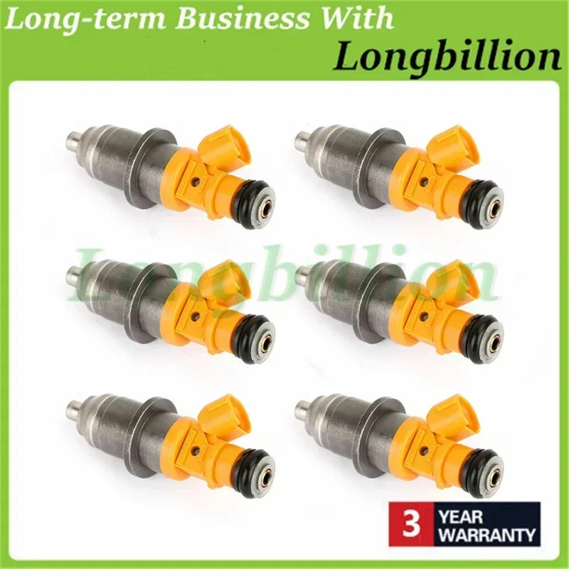 6Pcs Fuel Injector E7T25080 E7T05080 MR560555 1465A013 1465A011 1465A012 MD361845 For Mitsubishi Pa
