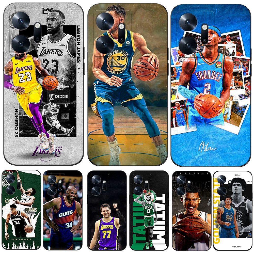 เคสสําหรับ INFINIX ZERO 20 Silicon Phone Back Cover เคส tpu สีดํา NBA basketball