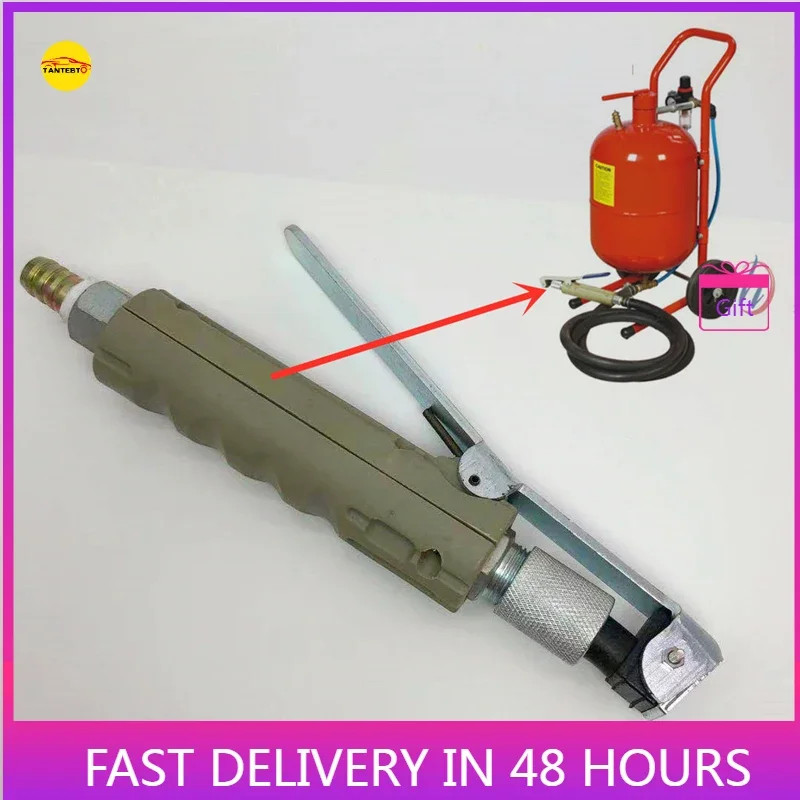 Free Shipping for 5-20 Gallon Mobile Pneumatic Sandblasting Gun Blasting Machine Tool Portable Rust