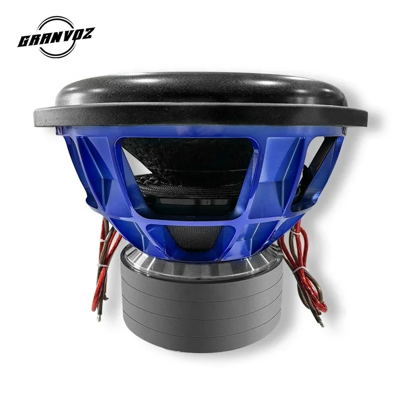 RMS POWER 3000W 15 inch Aluminum frame 4" BAVC 400OZ dual 2 ohm speakers subwoofer for car audio sy