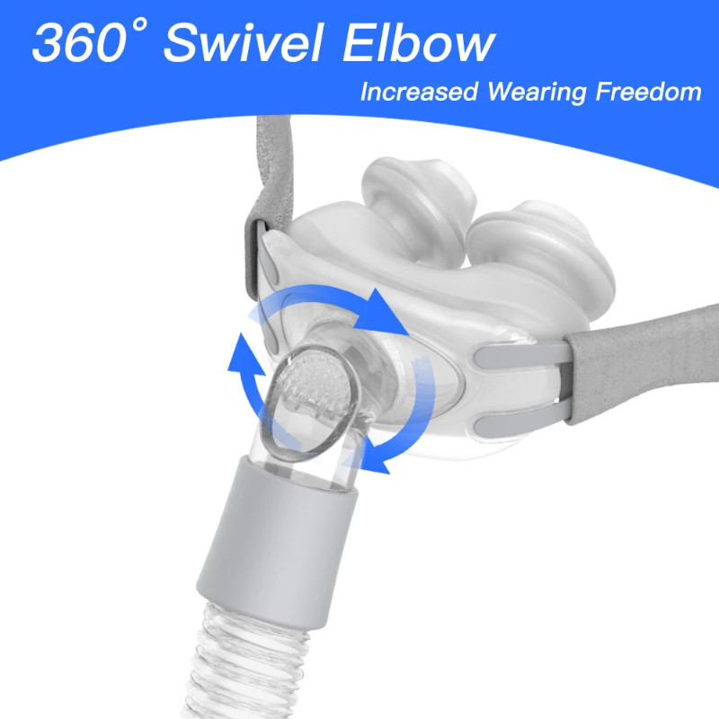 Nasal Pillow Mask CPAP Nasal Mask Anti Snoring Sleep Apnea with Headgear S M L Pads Suitable for Au