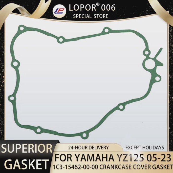 LOPOR Motorcycle Engine Cranks Rods Crankcases Gasket For YAMAHA YZ125 1C3-15462-00-00 YZ 125 2005-