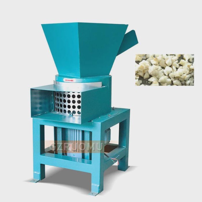 Profession Automatic Garbage Sponge Crushing Granulator Small White EPS Foam Shredding Particle Mak