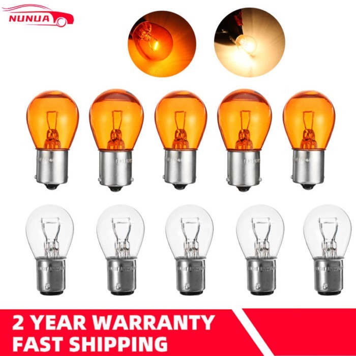 10Pcs DC12V Car LED Turn Singal Light 1157 BAY15D P21W BA15S 581 1156 PY21W BAU15S BAY15D 308 21/5W