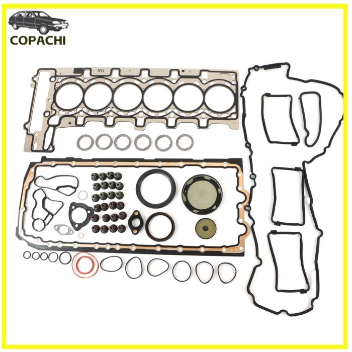 11127599212 11127587804 Overhaul Gasket Kit for BMW 335i X3 X5 X6 E90 F30 F10 F25 E70 E71 N55 3.0L