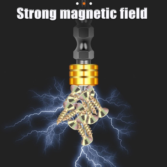 Color Strong Magnetic Screwdriver,Screwdriver Head,Cross Shaped Double Headed Screwdriver Head Tool