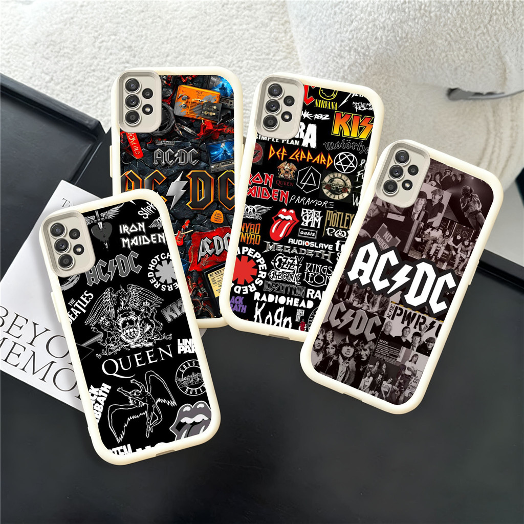 SAMSUNG VK1 ACDCปลอกสําหรับเคสซิลิโคนอ่อนนุ่มSamsung A06 A22 A04 A02S S24 M02S M15 A03S A03 A16 F02S