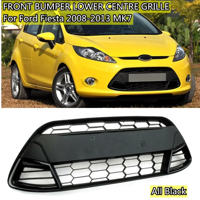FRONT GRILLE PANEL FOR FORD FIESTA MK7 2008-2013 SPORT ASIAN STYLE HONEYCOMB FRONT BUMPER LOWER GRI