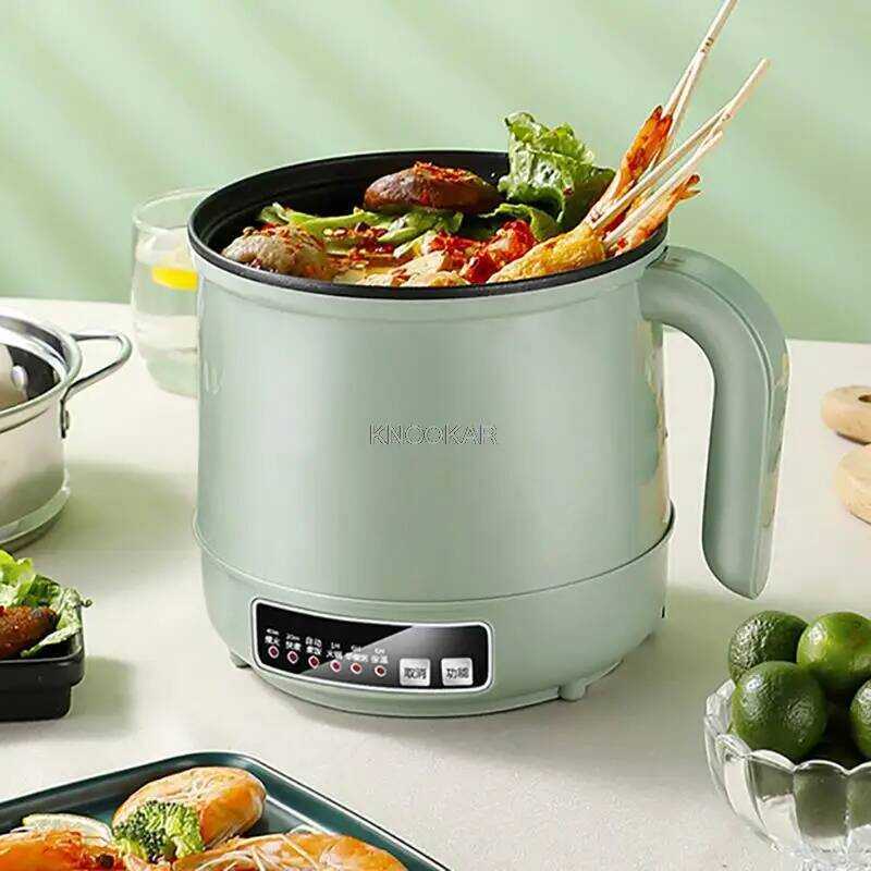C Multifunction Electric Cooking Machine Single/Double Layer Hot Pot Mini Electric Rice Cooker Non-