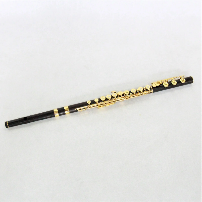 Chinese Flute High Grade Flute Music Instrument Gold Plated Ebony Flute