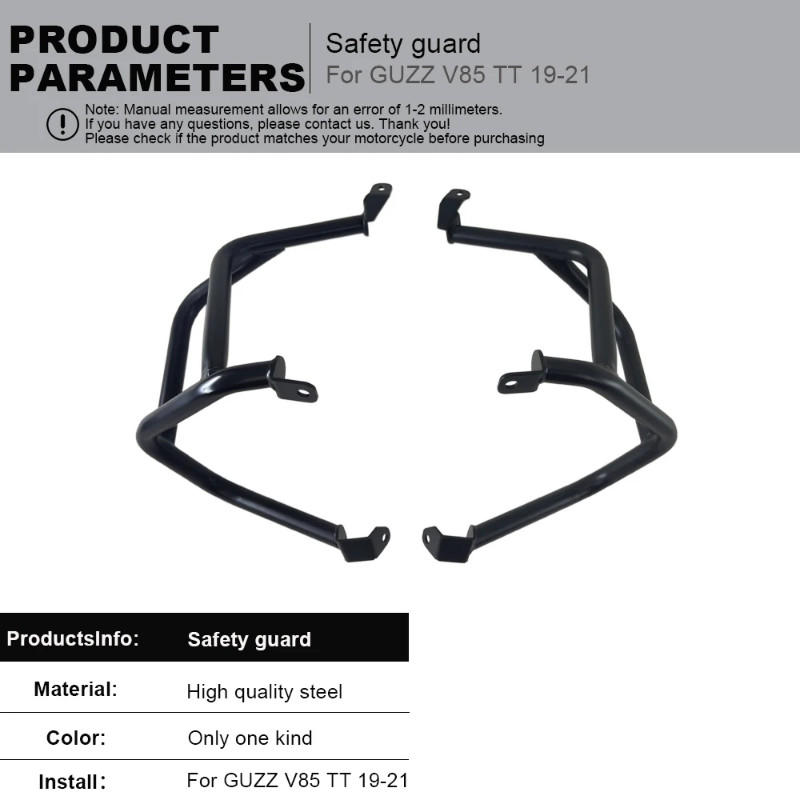 Motorcycle Engine Crash Bar Protection waase For GUZZI V85TT V85 TT 2019 2020 2021 Anti falling bar