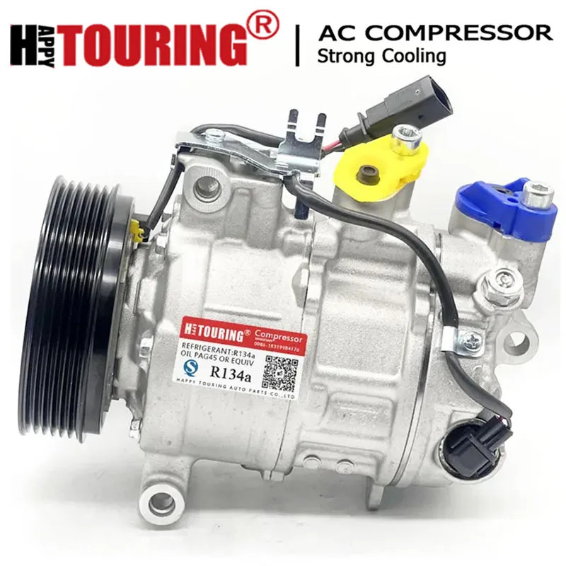 6SAS14C AC Compressor for AUDI Q7 C7 A6 A7 3.0L 2016 2017 2018 2019 2020 4M0820803M 447140-1511 4M0