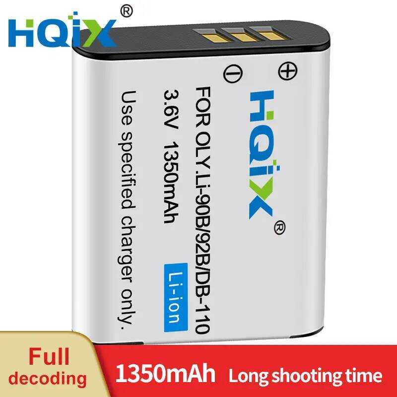 C HQIX For OM SYSTEM Tough Tg-7 Tg7 Camera Li-2B Li-0B Charger Battery