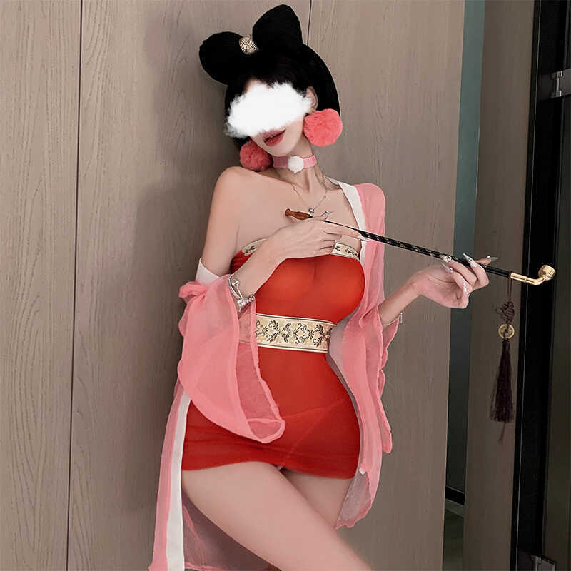 ชุดHanfuโบราณ, Tube Top Fox Demon Taji และชุดกระโปรงสะโพกสำหรับคืนหวาน