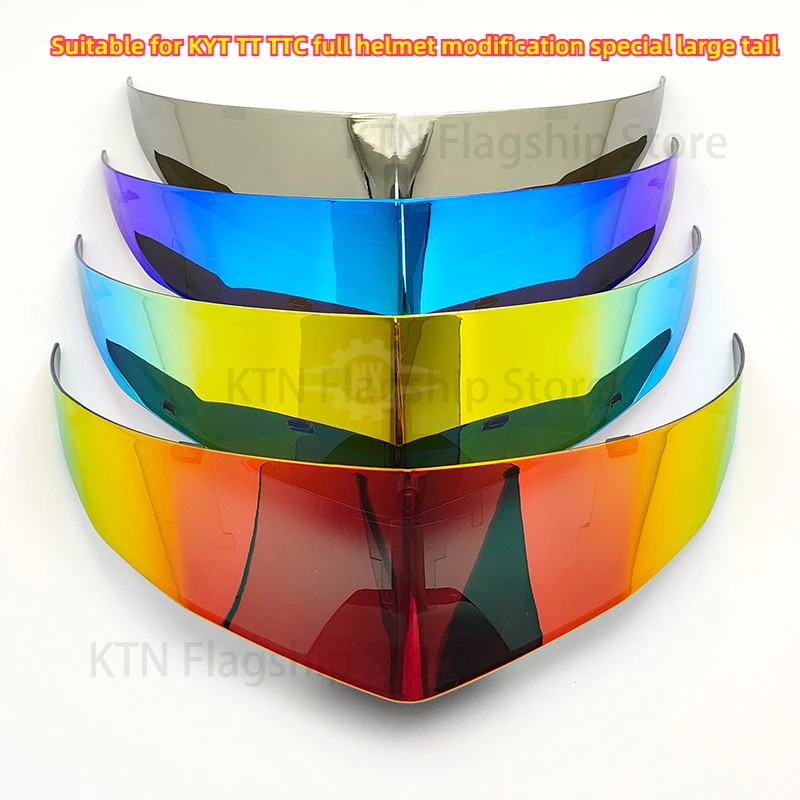 Suitable for KYT TT TTC full helmet retrofit special big tail helmet tail spoiler