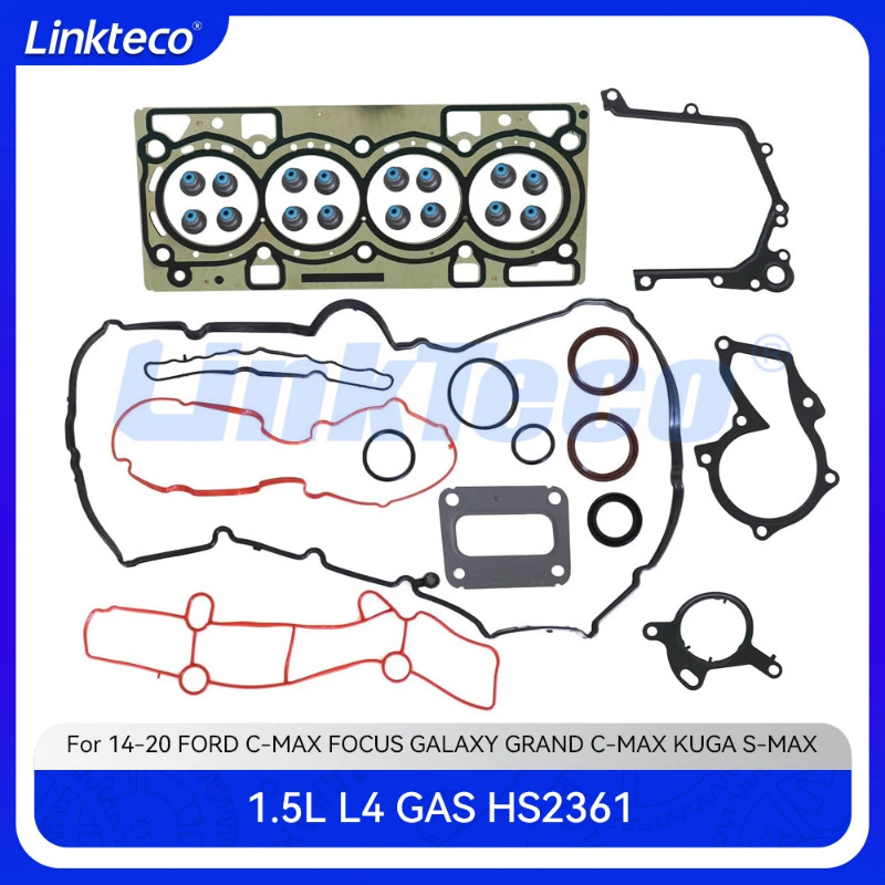 Engine part Full gasket set Fit 1.5 L T L4 GAS M8DB M9DB For 14-20 1.5L FORD C-MAX FOCUS GALAXY GRA